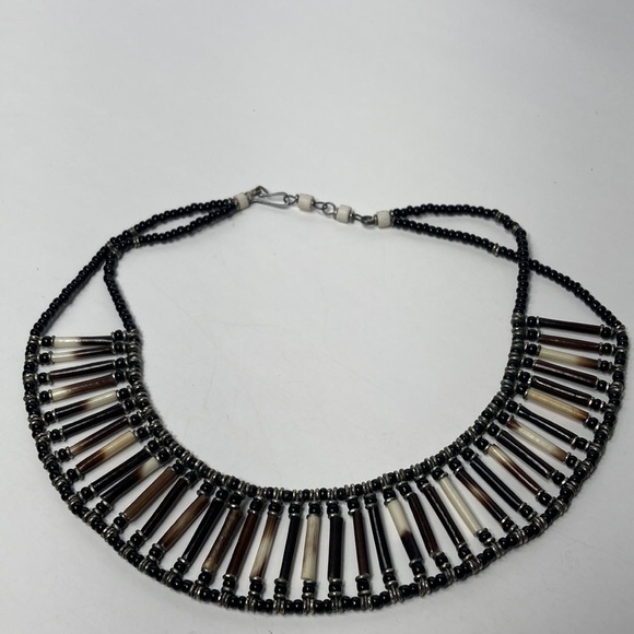 Beaded Tribal Primitive Necklace - Picture 5 of 14